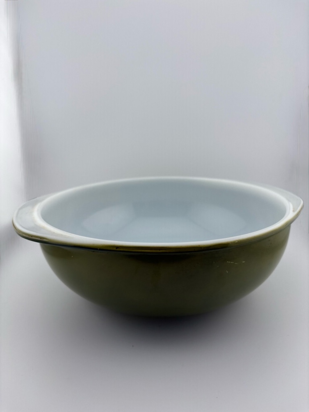 Pyrex’s 024 2 Quart Olive Green Casserole Dish